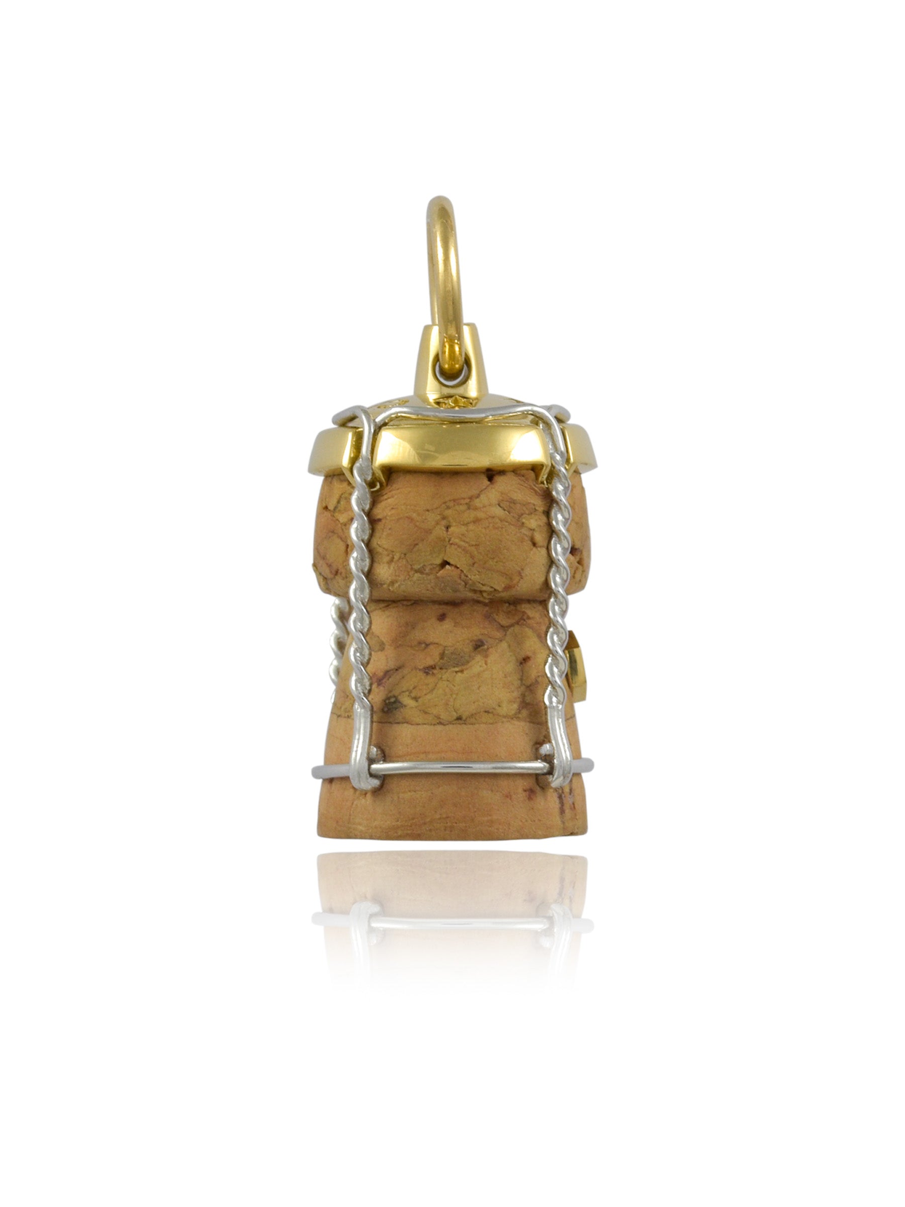 El Tapón pendant in yellow gold