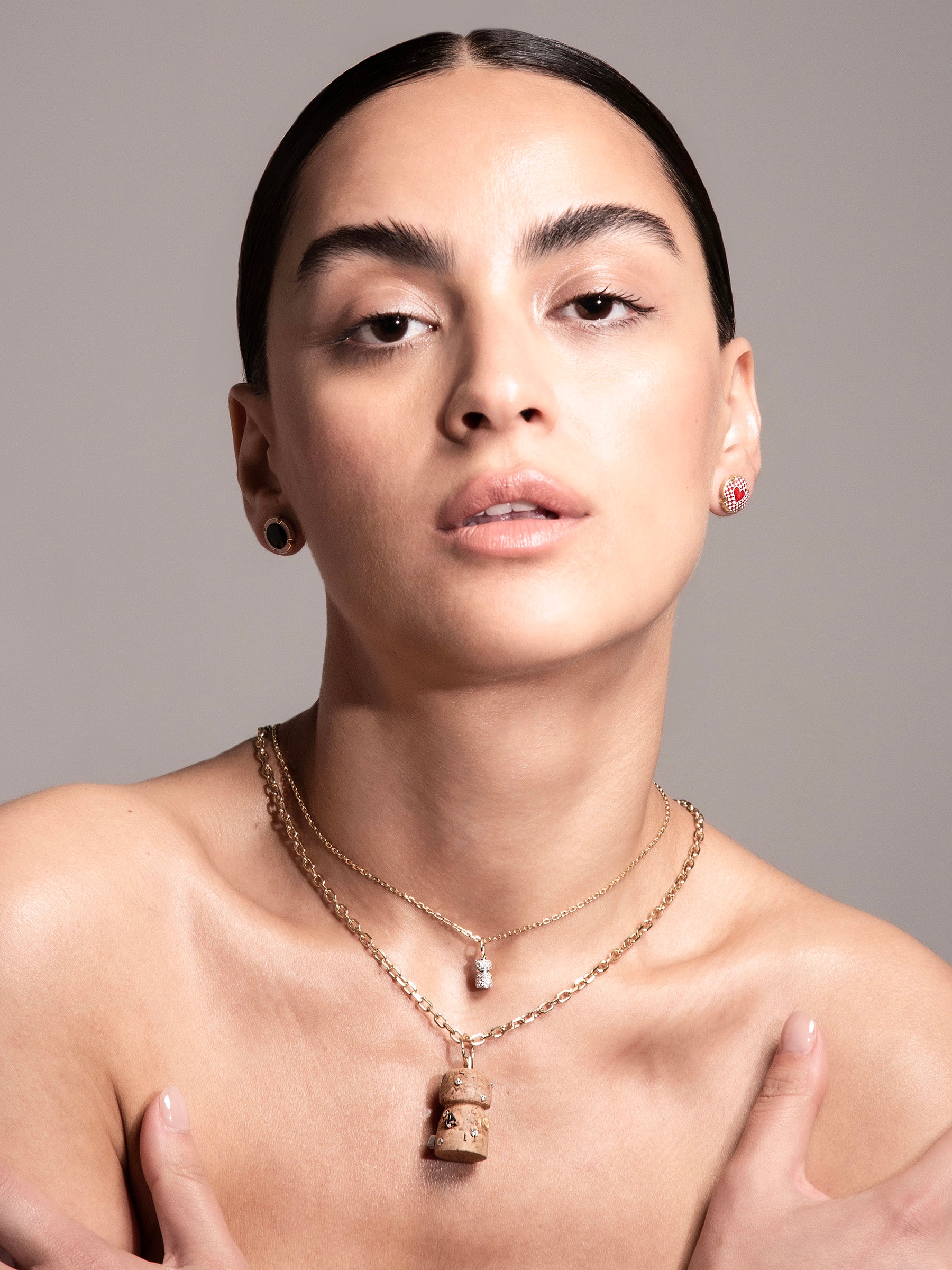 El Gran Tapón Diamonds & Letters Pendant