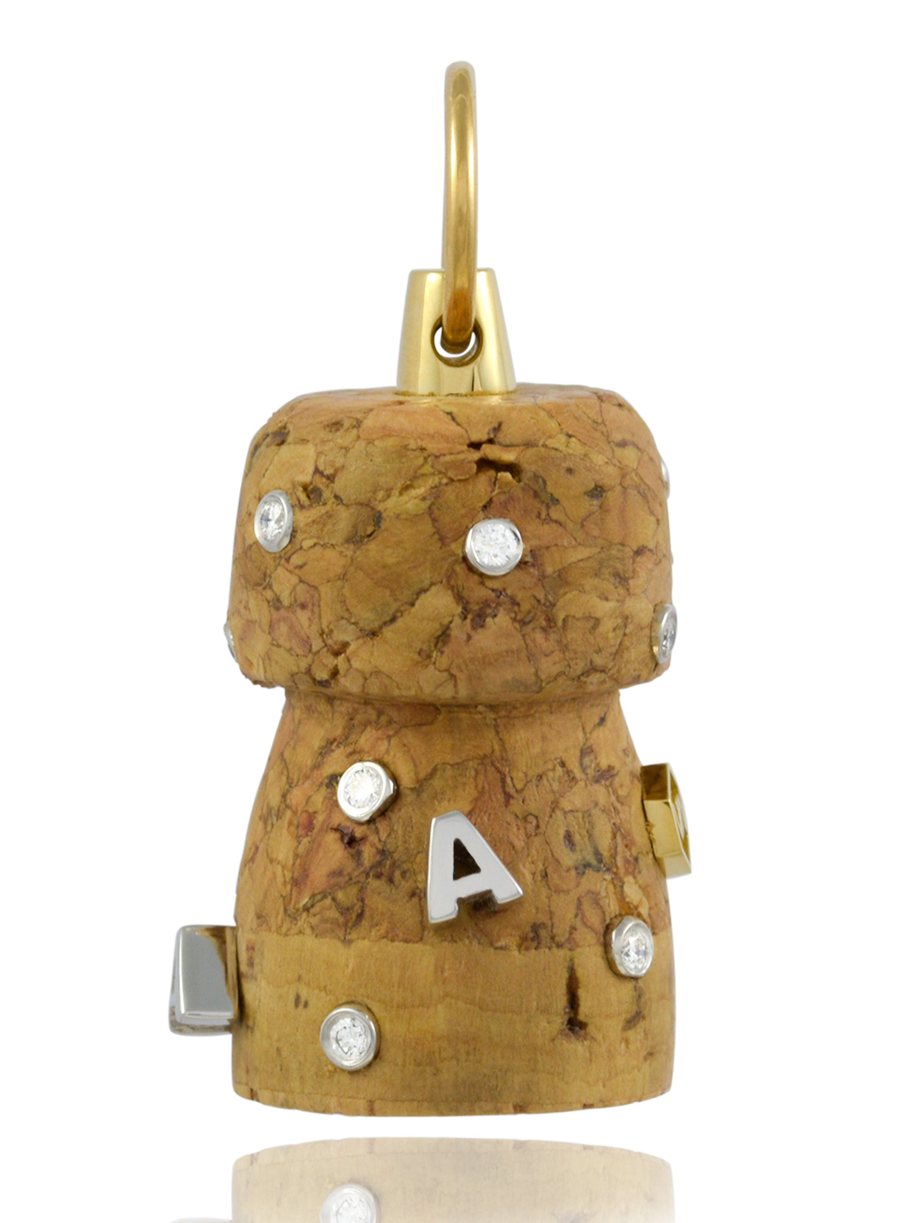 El Gran Tapón Diamonds & Letters Pendant